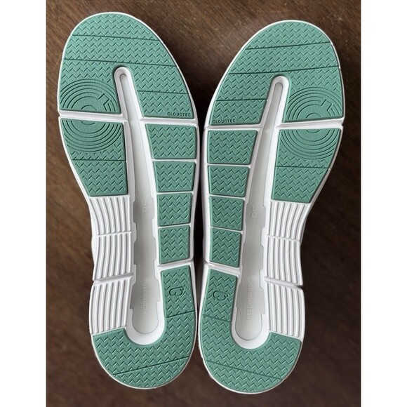 Men’s Size 10 On The Roger Clubhouse Mid White Green 3MD11140840